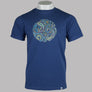 Pretty Green Marriot Paisley Logo T-Shirt Blue