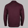 Pretty Green Mason Crew Knit Jumper Burgundy