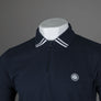 Pretty Green Mountfield Zip Polo Shirt Navy