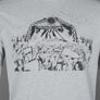 Pretty Green Pilton Crowd T-Shirt Grey Marl