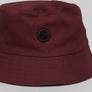 Pretty Green Reversible Alloway Paisley Bucket Hat Burgundy