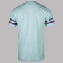 Pretty Green Waterfall Sleeve Stripe T-Shirt Blue