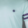 Pretty Green Waterfall Sleeve Stripe T-Shirt Blue