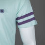Pretty Green Waterfall Sleeve Stripe T-Shirt Blue