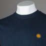 Pretty Green Waterfall Sleeve Stripe T-Shirt Navy