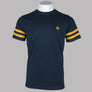 Pretty Green Waterfall Sleeve Stripe T-Shirt Navy
