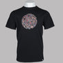 Pretty Green Wonderwall Paisley Print Logo T-Shirt Black