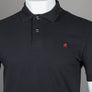 Replay Cotton Pique Polo Shirt Black