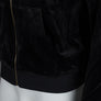 Sergio Tacchini Albi Velour Hooded Track Top Black/Gold