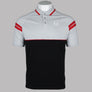 Sergio Tacchini Cambio Polo Shirt High Rise Grey/Black/Adrenaline Rush