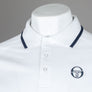 Sergio Tacchini Cambio Polo Shirt White/Palace Blue
