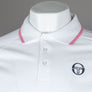 Sergio Tacchini Cambio Polo Shirt White/Wild Rose