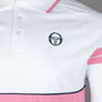 Sergio Tacchini Cambio Polo Shirt White/Wild Rose