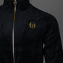 Sergio Tacchini Court Velour Track Top Black