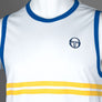 Sergio Tacchini Dallas Tank Top White/Nautical Blue/Daffodil