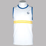 Sergio Tacchini Dallas Tank Top White/Nautical Blue/Daffodil