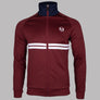 Sergio Tacchini Dallas Tracksuit Top Tibetan Red/Maritime Blue