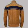 Sergio Tacchini Damarindo Velour Track Top Almond/Maritime Blue