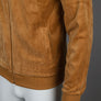 Sergio Tacchini Damarindo Velour Track Top Almond/Maritime Blue