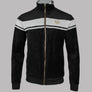 Sergio Tacchini Damarindo Velour Track Top Black