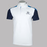 Sergio Tacchini Drive Polo Shirt White/Maritime Blue
