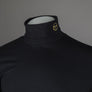 Sergio Tacchini Edward LS Roll Neck Top Black/Gold