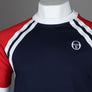 Sergio Tacchini Ghibli T-Shirt Maritime Blue/Adrenaline Rush/White