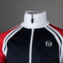 Sergio Tacchini Ghibli Tracksuit Top Maritime Blue/Adrenaline Rush/White