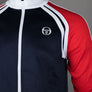 Sergio Tacchini Ghibli Tracksuit Top Maritime Blue/Adrenaline Rush/White