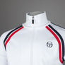 Sergio Tacchini Ghibli Tracksuit Top White/Maritime Blue/Adrenaline Rush