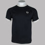 Sergio Tacchini Hadow Ringer T-Shirt Black