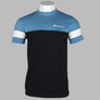 Sergio Tacchini Jonnie T-Shirt Black/Coronet Blue/Gardenia