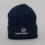Sergio Tacchini Kairee Ribbed Beanie Maritime Blue/Gardenia