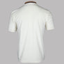 Sergio Tacchini Mahony Velour 1/4 Zip Polo Shirt Gardenia/Gold