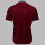 Sergio Tacchini Mahony Velour 1/4 Zip Polo Shirt Rhubarb/Gold