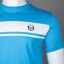 Sergio Tacchini Master T-Shirt Azure Blue/Gardenia