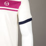 Sergio Tacchini Master T-Shirt Gardenia/Festival Fuschia/Maritime Blue