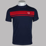 Sergio Tacchini Master T-Shirt Maritime Blue/Adrenaline Rush