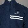 Sergio Tacchini New Supermac Borg Fleece Track Jacket Maritime Blue/White