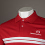 Sergio Tacchini New Supermac Polo Shirt Adrenaline Rush/White