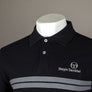 Sergio Tacchini New Supermac Polo Shirt Black/Quiet Shade