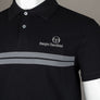 Sergio Tacchini New Supermac Polo Shirt Black/Quiet Shade