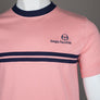 Sergio Tacchini New Supermac T-Shirt Quartz Pink/Maritime Blue