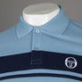 Sergio Tacchini New Young Line LS Polo Shirt Mountain Spring/Maritime Blue