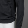 Sergio Tacchini Orion Track Top Black/Tangerine Tango
