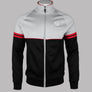 Sergio Tacchini Orion Track Top High Rise Grey/Black/Adrenaline Rush
