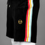 Sergio Tacchini Slice Velour Shorts Black
