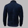 Sergio Tacchini Spencer Velour Track Top Maritime Blue