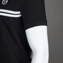 Sergio Tacchini Supermac Polo Shirt Black/Surf The Web