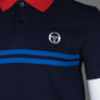 Sergio Tacchini Supermac Polo Shirt Maritime Blue/Adrenaline Rush/Nautical Blue
